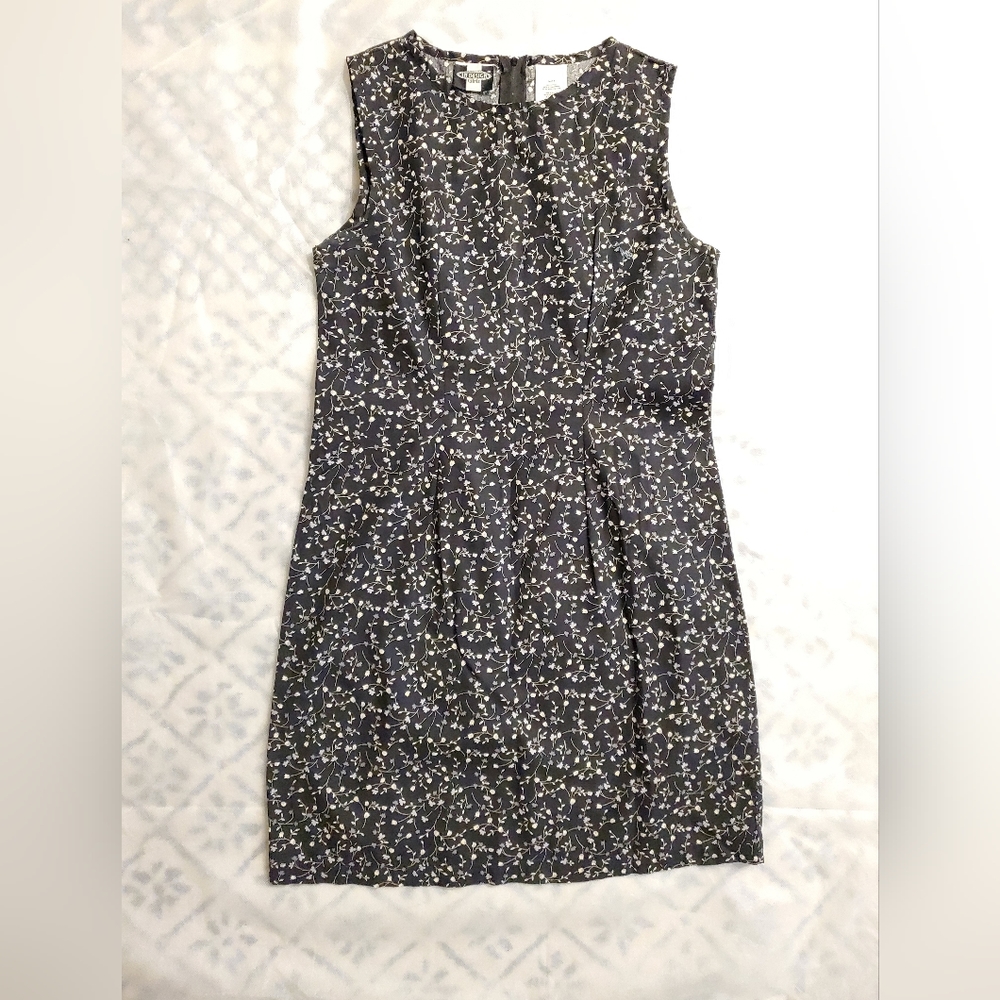 Black floral dress
